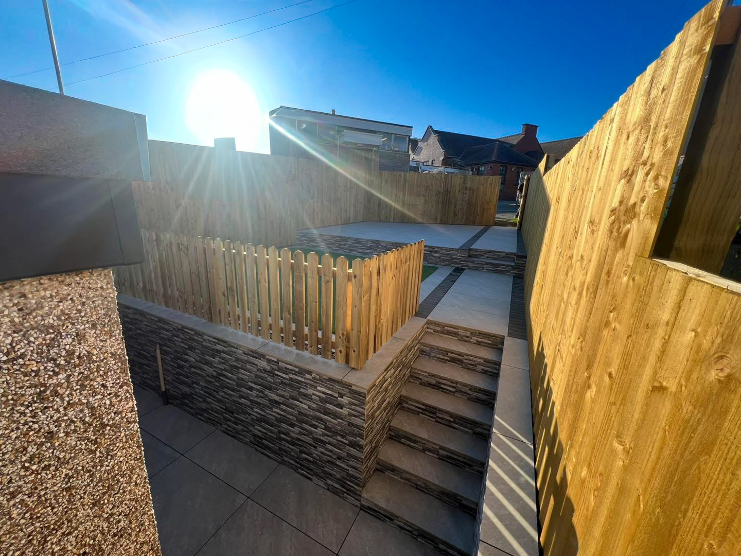 Complete Garden Renovation in Bangor — garden renovations by N.S.W. Patio Specialist