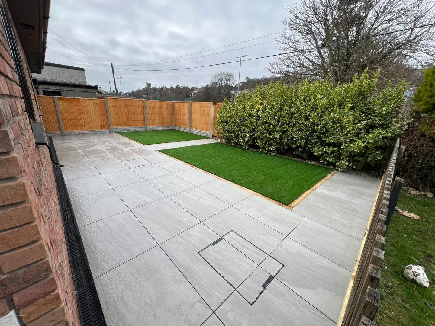 Porcelain Patio in Rhosneigr — patios by N.S.W. Patio Specialist