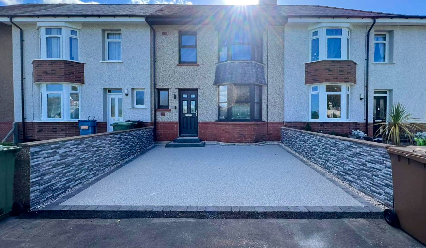 Warm Resin Driveway in Bangor — driveways by N.S.W. Patio Specialist